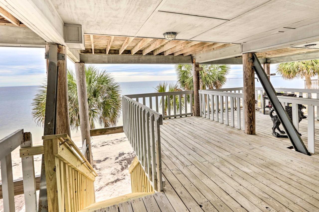 Waterfront Escape With Balcony On Shell Point Beach! Panacea 외부 사진